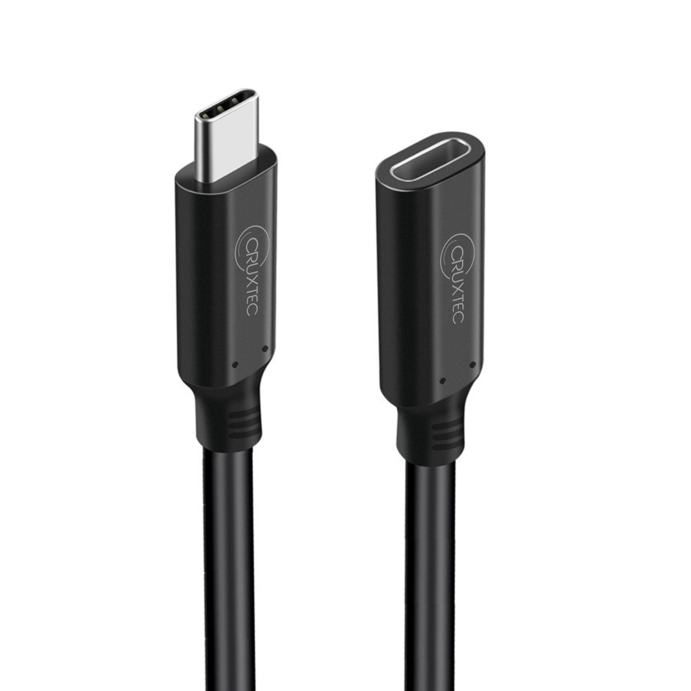 Cruxtec USB-C Male to USB-C Female Extension Cable 4K@60Hz (50cm) image