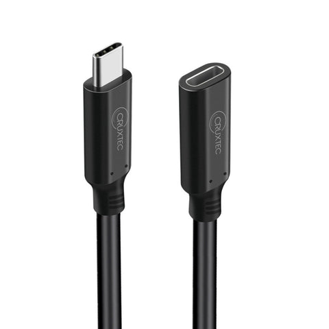 Cruxtec USB-C Male to USB-C Female Extension Cable 4K@60Hz (50cm) image