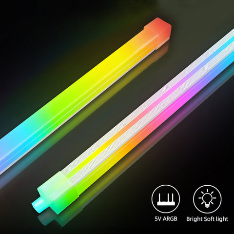Cruxtec ARGB Silicone Light Strip ( Square Tube 40cm ) image
