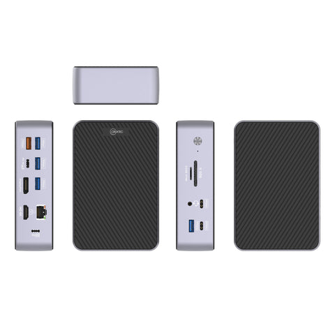 Cruxtec USB-C to DisplayPort Cable 8K@30Hz (Metallic Gray + Black 1m) image