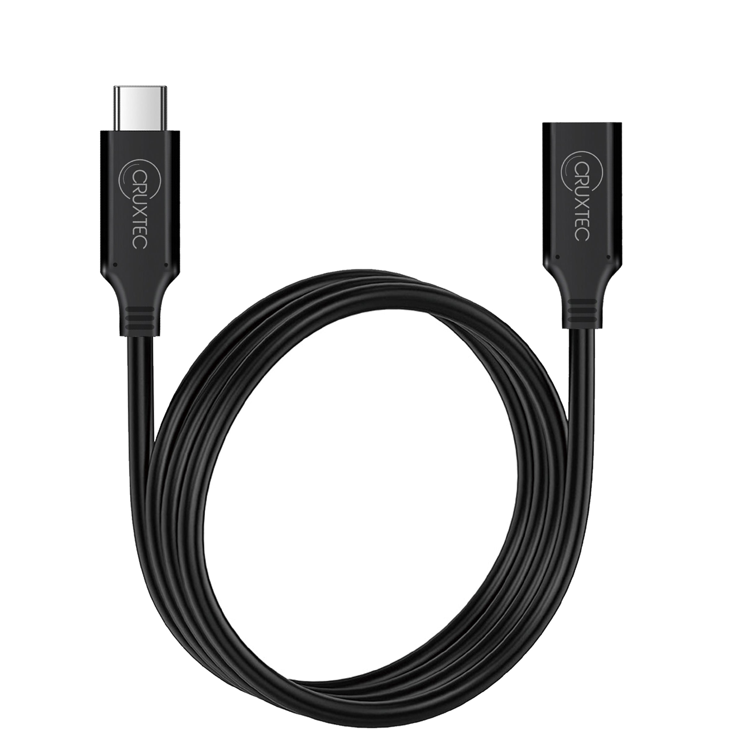 Cruxtec USB-C Male to USB-C Female Extension Cable 4K@60Hz (50cm) image