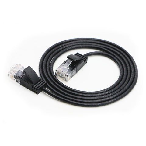 Cruxtec CAT6A UTP 10GbE Ultra-Thin Ethernet Cable (Black 15m) image