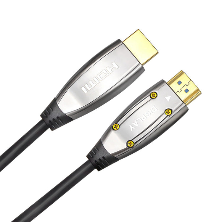 Cruxtec Ultra High-Speed Active Optical Fiber HDMI Cable 48Gbps 8K@60Hz / 4K@120Hz (Black&silvery 20m) image
