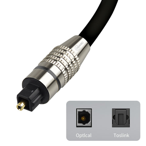 Cruxtec Optical Fiber Toslink Digital Audio Cable (20m) image