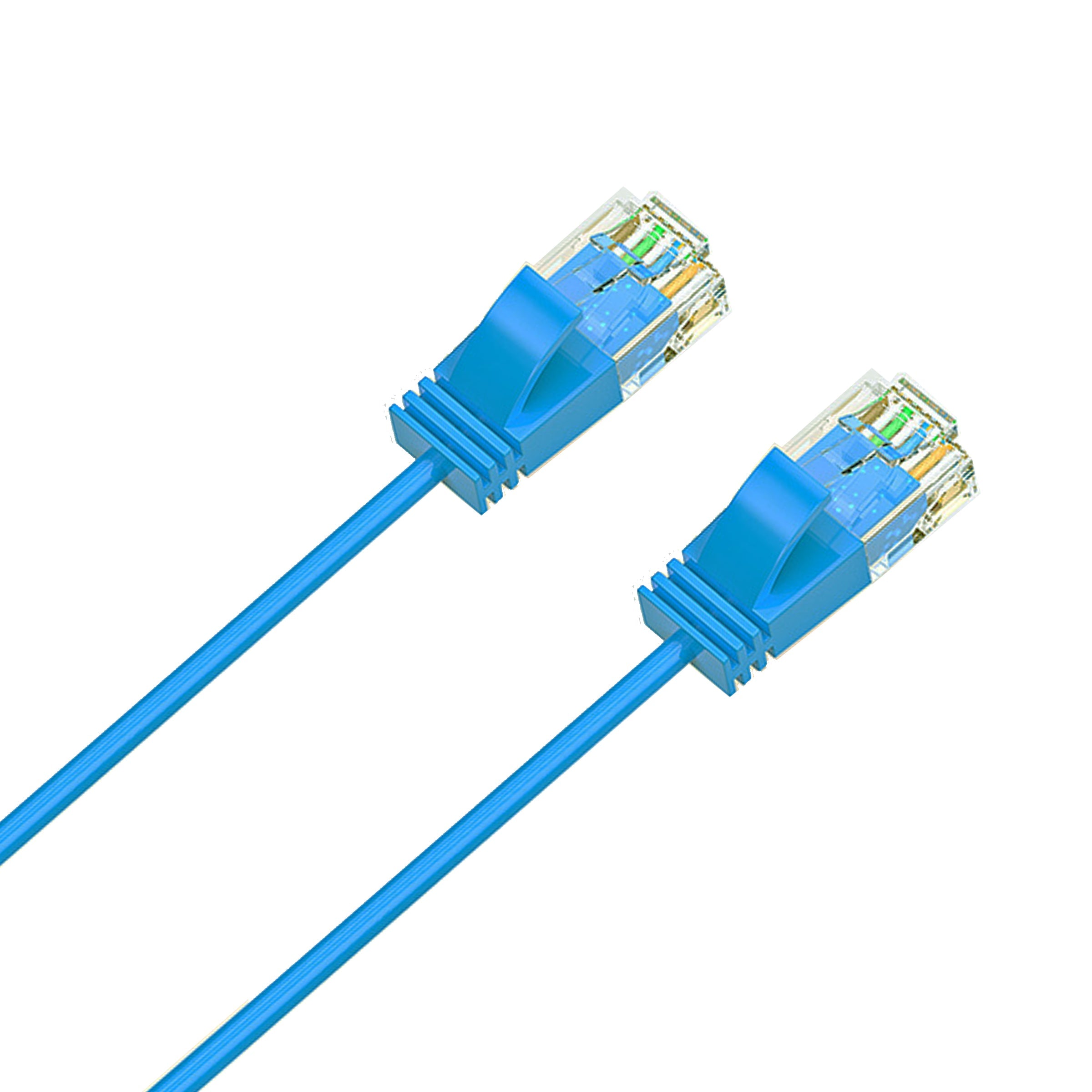 Cruxtec CAT6A UTP 10GbE Ultra-Thin Ethernet Cable (Blue 3m) image