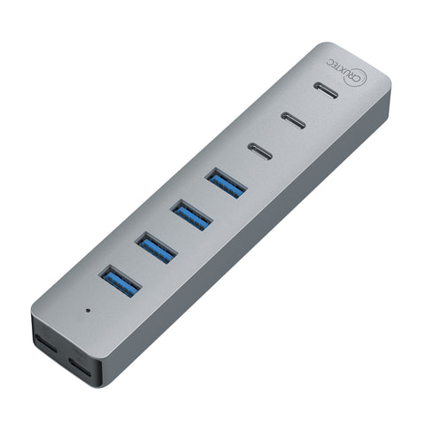 Cruxtec USB 3.1 Gen 1 7-Port Hub 5Gbps (Space Grey) product image 3