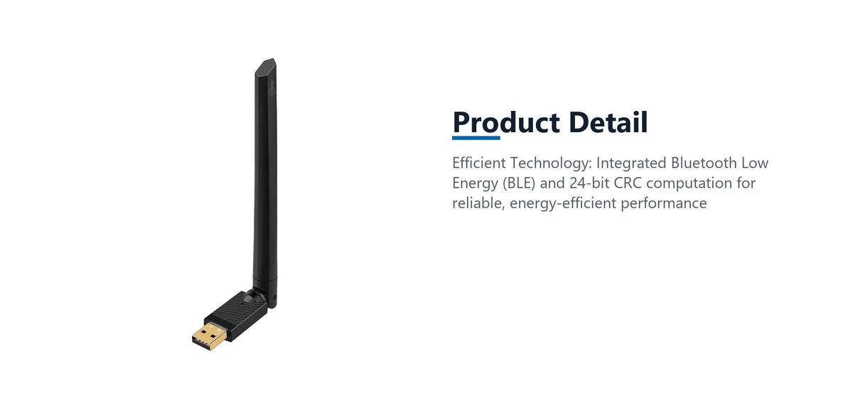 Cruxtec Long Range Bluetooth 6.0 USB Adapter product detail detail image with verified product information