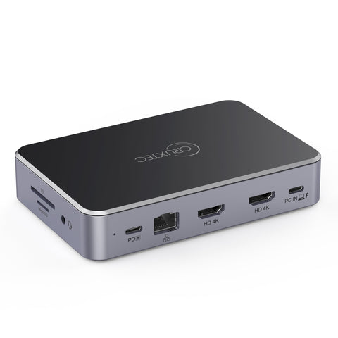 Cruxtec USB-C to DisplayPort Cable 4K@60Hz (Silver Grey 1m) image