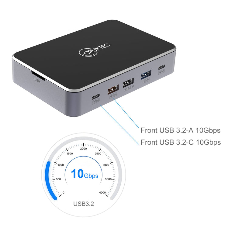 Cruxtec USB-C to DisplayPort Cable 4K@60Hz (Silver Grey 1m) image
