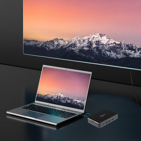 Cruxtec USB-C to DisplayPort Cable 4K@60Hz (Silver Grey 1m) image