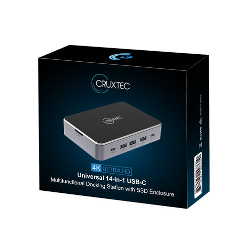Cruxtec USB-C to DisplayPort Cable 4K@60Hz (Silver Grey 1m) image