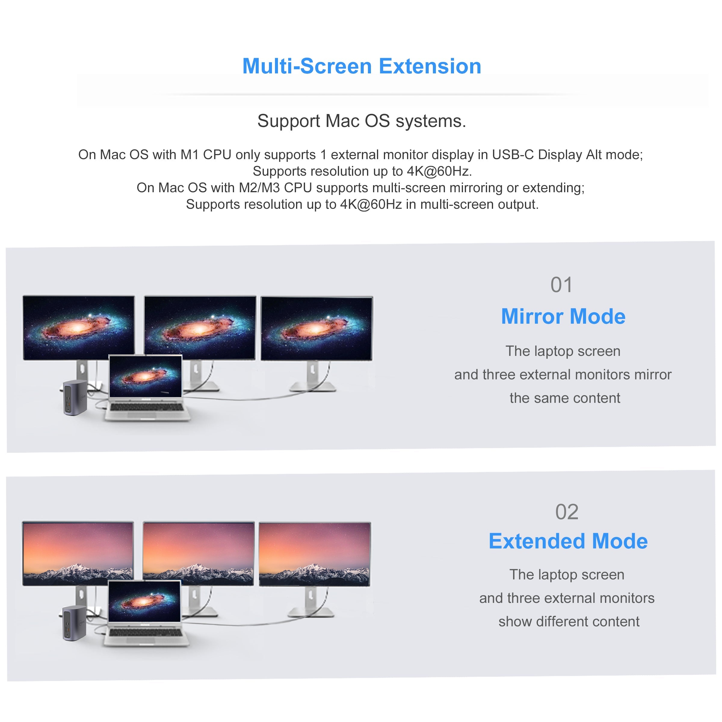 Cruxtec USB-C to DisplayPort Cable 4K@60Hz (Silver Grey 1m) image