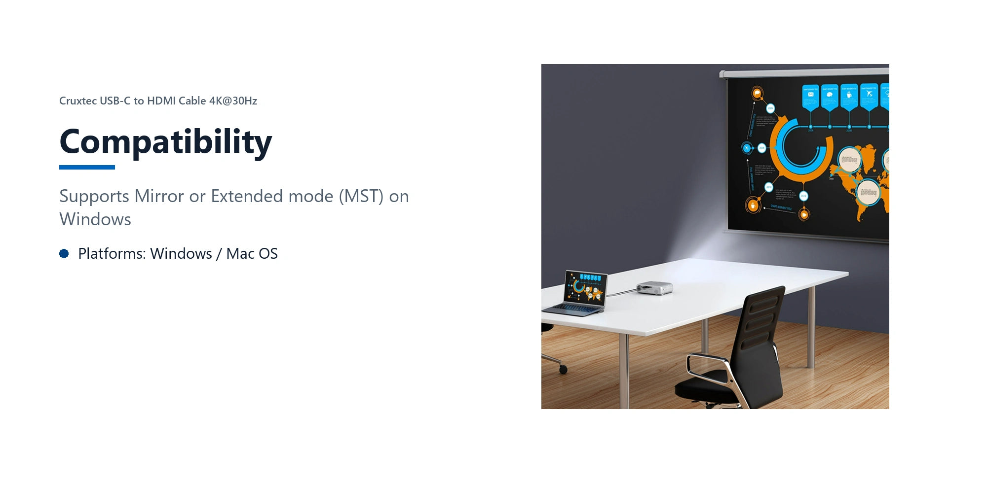 Cruxtec 11-in-1 USB-C Multifunction Docking Station with 100W PD compatibility detail image with verified product information