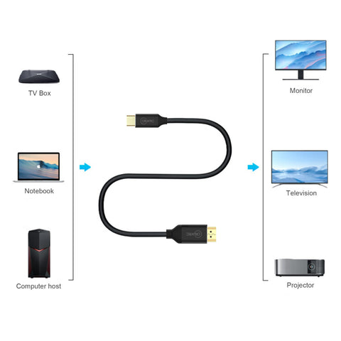 Cruxtec USB-C to HDMI Cable 4K@60Hz (Black 2m) image