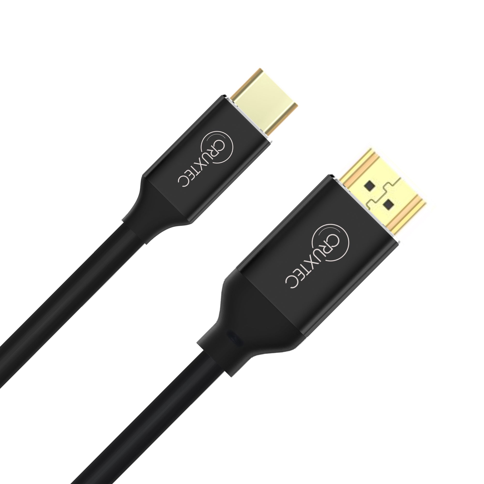 Cruxtec USB-C to HDMI Cable 8K@60Hz / 4K@120Hz (Black 1m) image