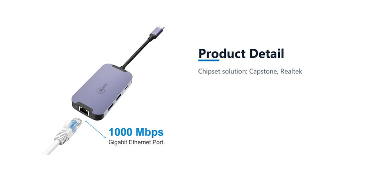 Cruxtec 6-in-1 USB-C Mini Dock product detail detail image with verified product information