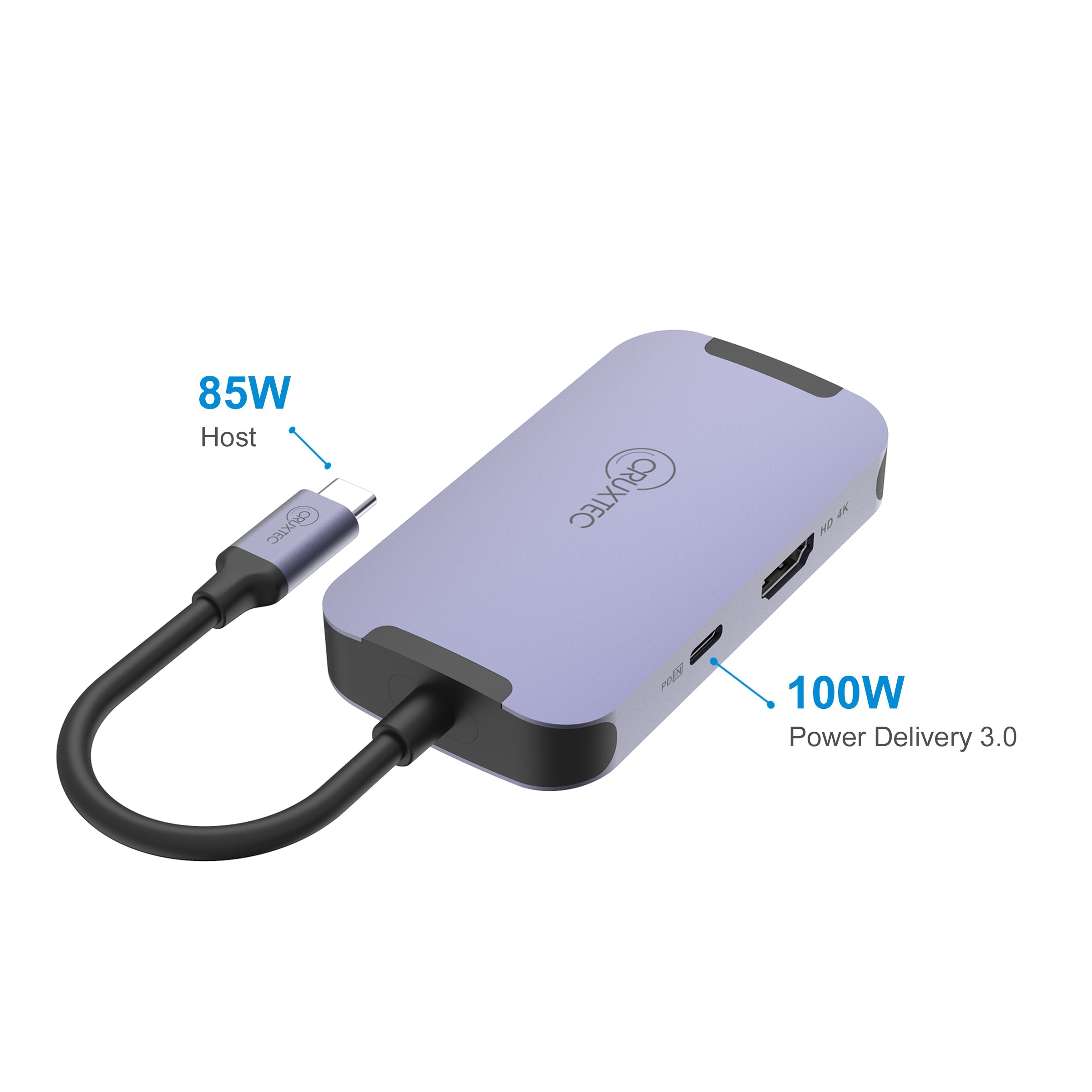 Cruxtec 6-in-1 USB-C Mini Dock image
