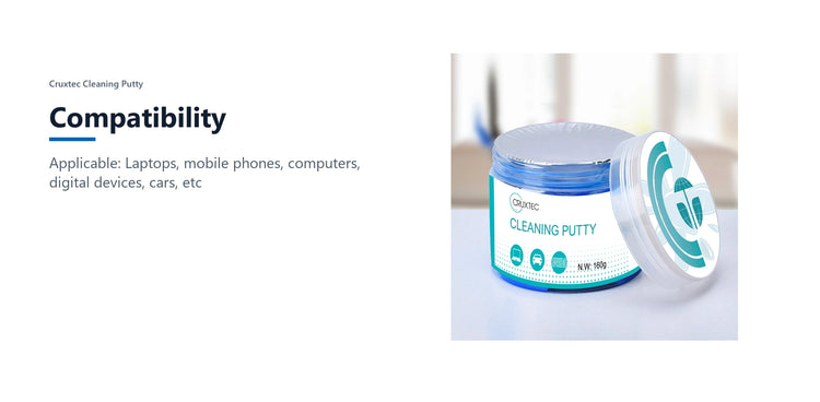 Cruxtec Cleaning Putty compatibility detail image with verified product information