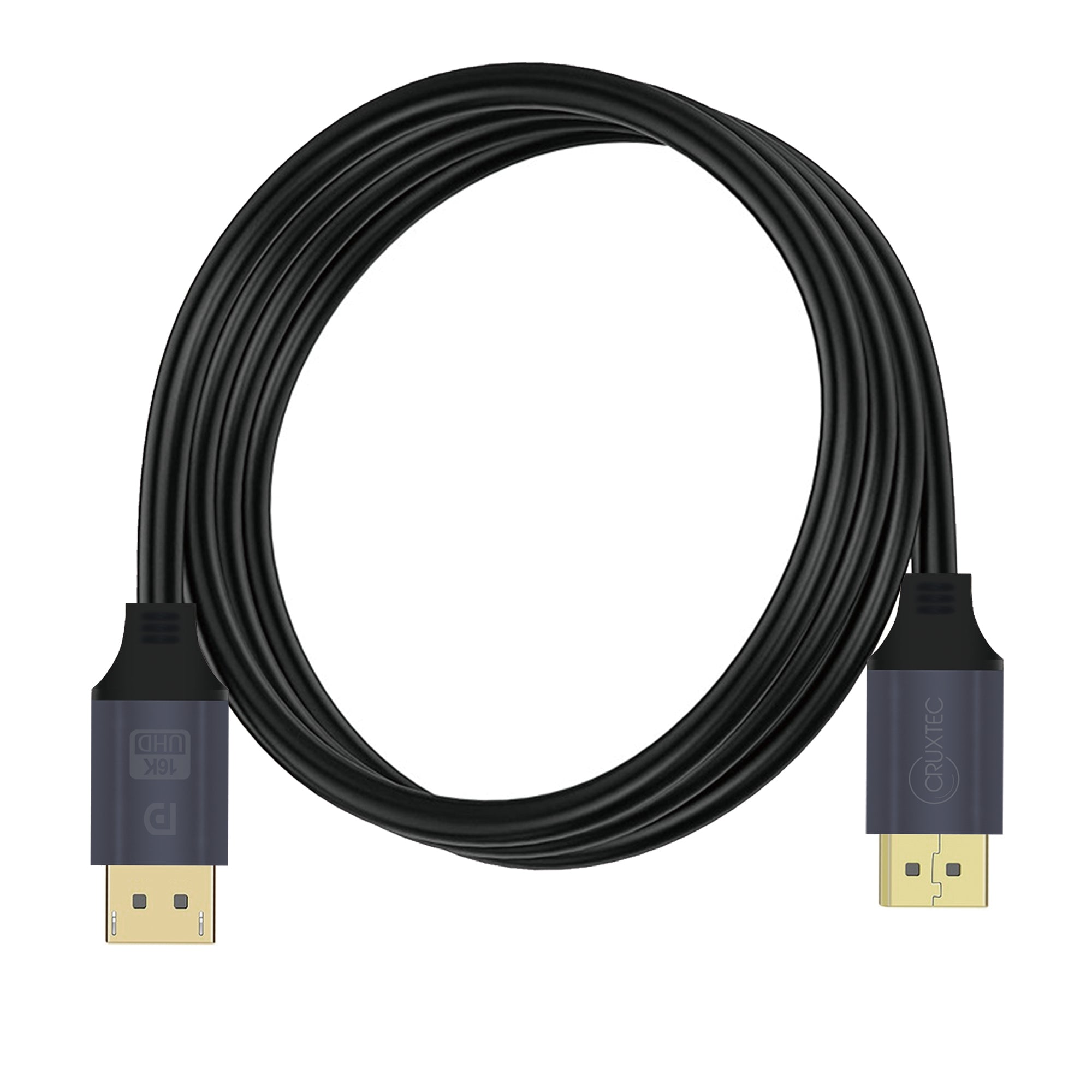 Cruxtec DisplayPort 2.1 Cable 16K@60Hz (Black 2m) image