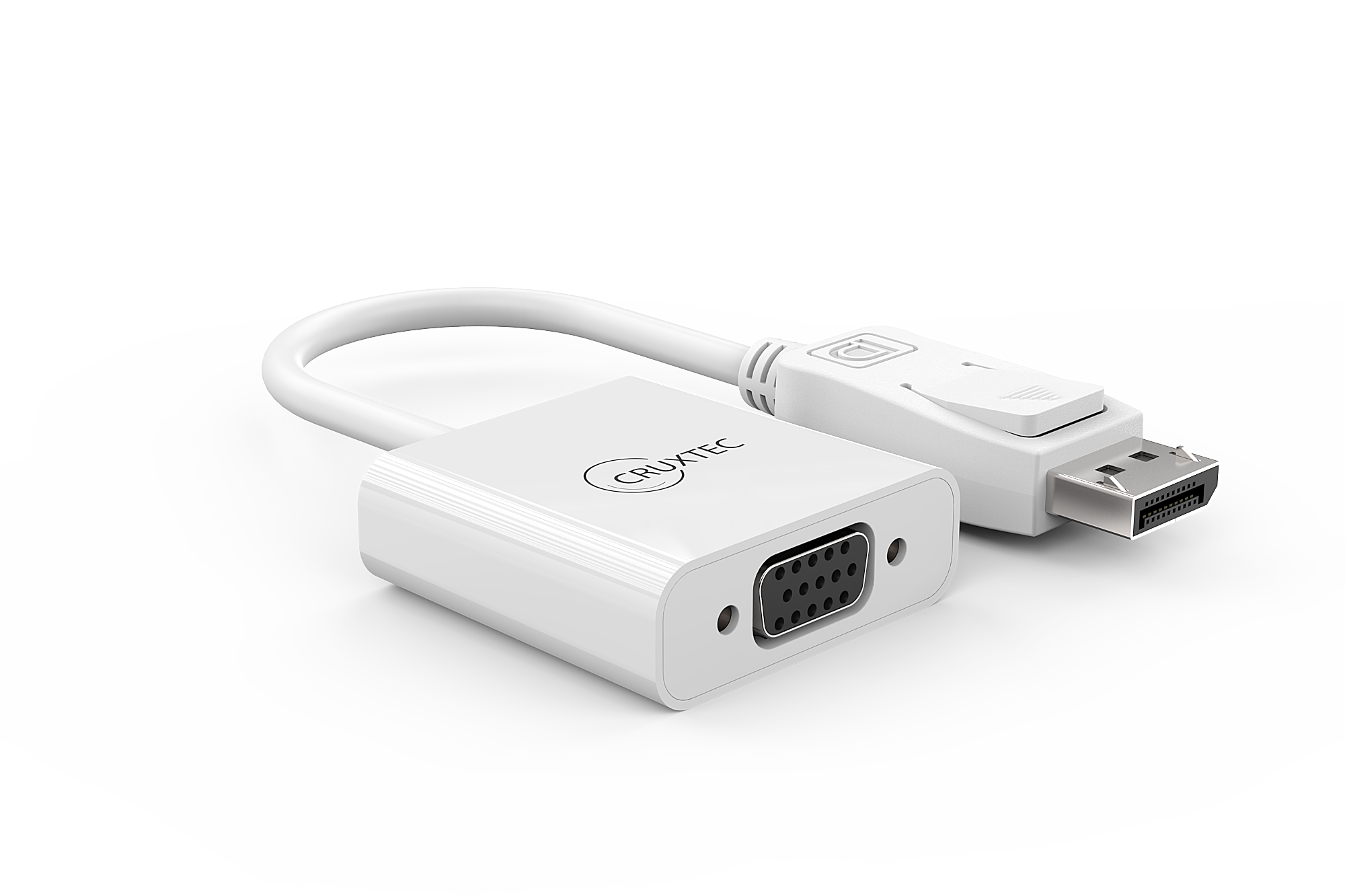 Cruxtec DisplayPort Male to VGA Female FHD Cable Adapter (15cm) image