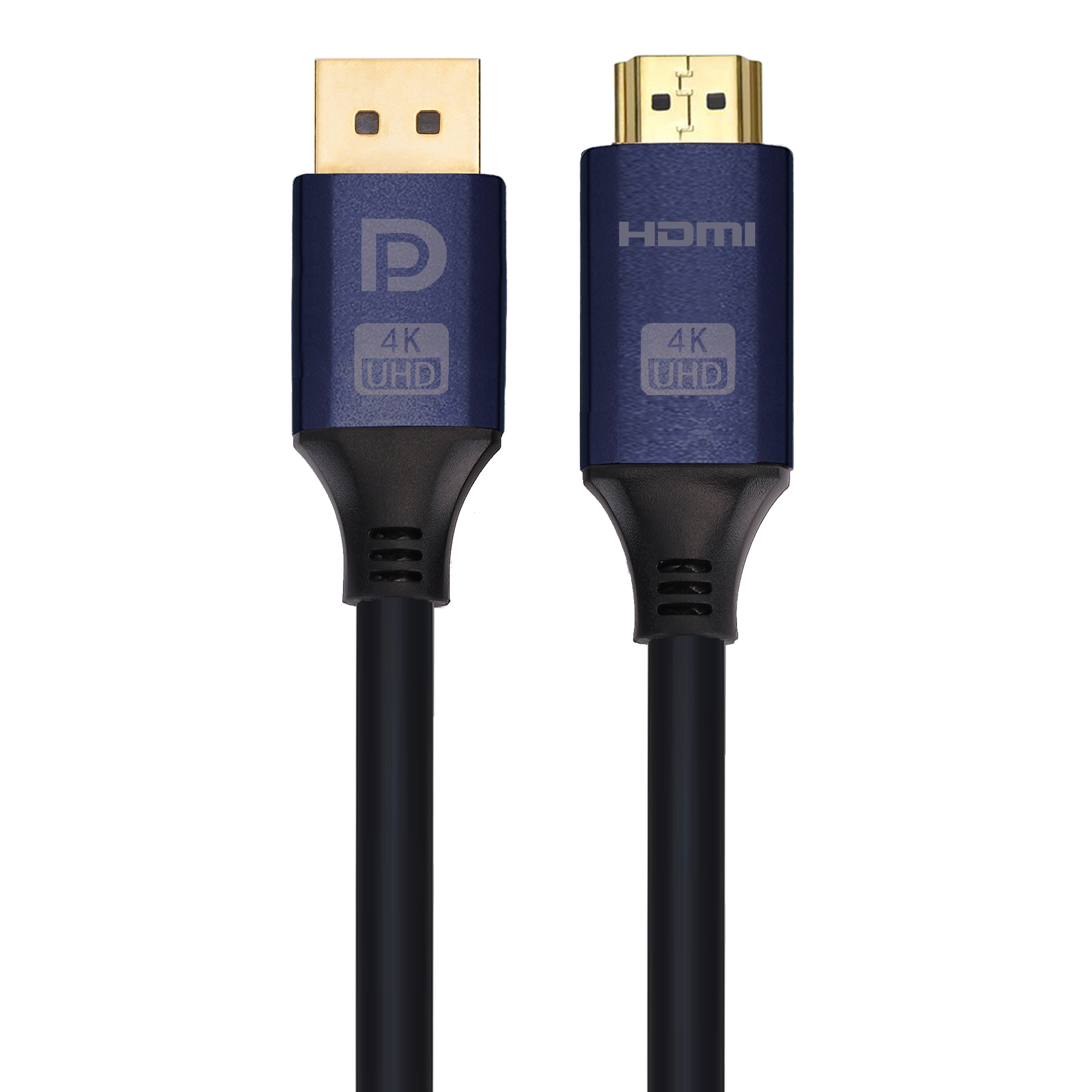 Cruxtec DisplayPort to HDMI Cable 4K@60Hz (Black 2m) image