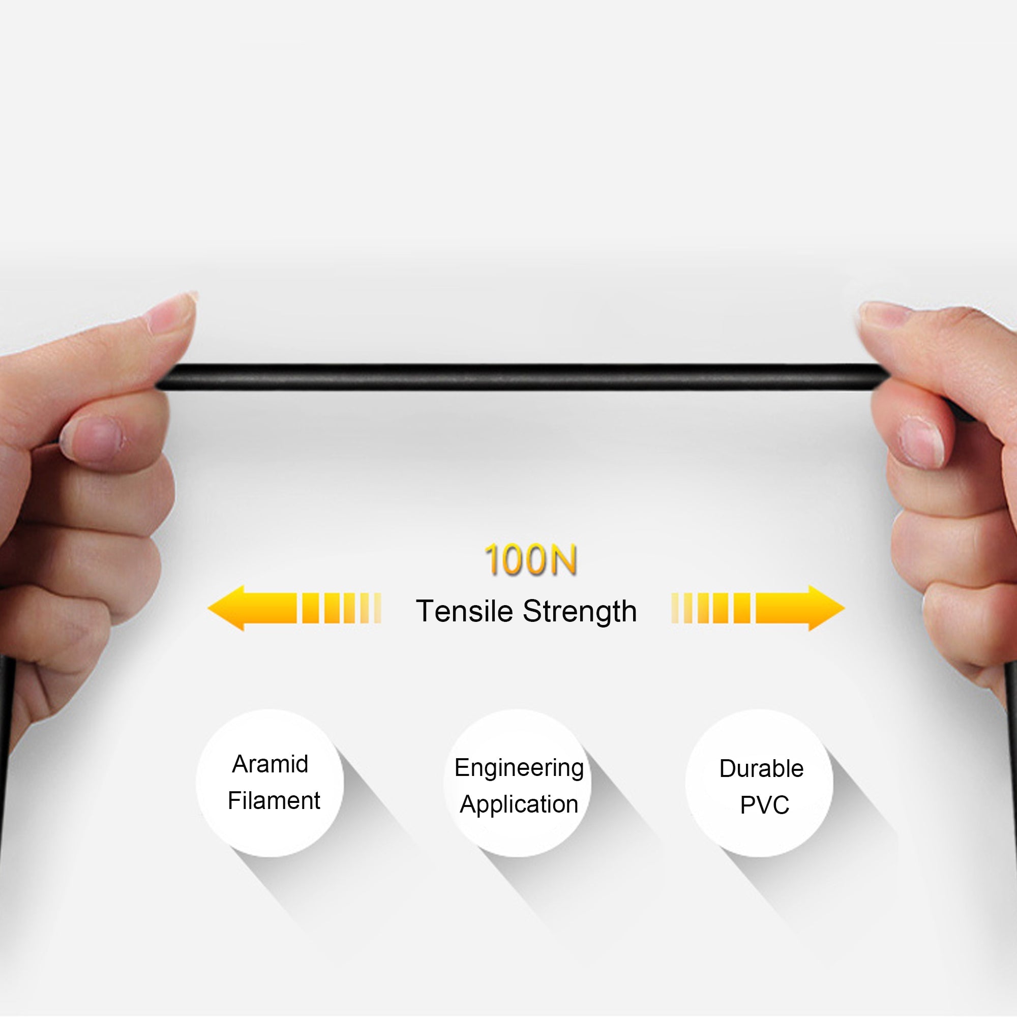 Cruxtec Ultra High-Speed Active Optical Fiber HDMI Cable 48Gbps 8K@60Hz / 4K@120Hz (Black&silvery 10m) image