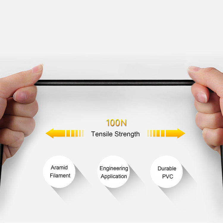 Cruxtec Ultra High-Speed Active Optical Fiber HDMI Cable 48Gbps 8K@60Hz / 4K@120Hz (Black&silvery 30m) image