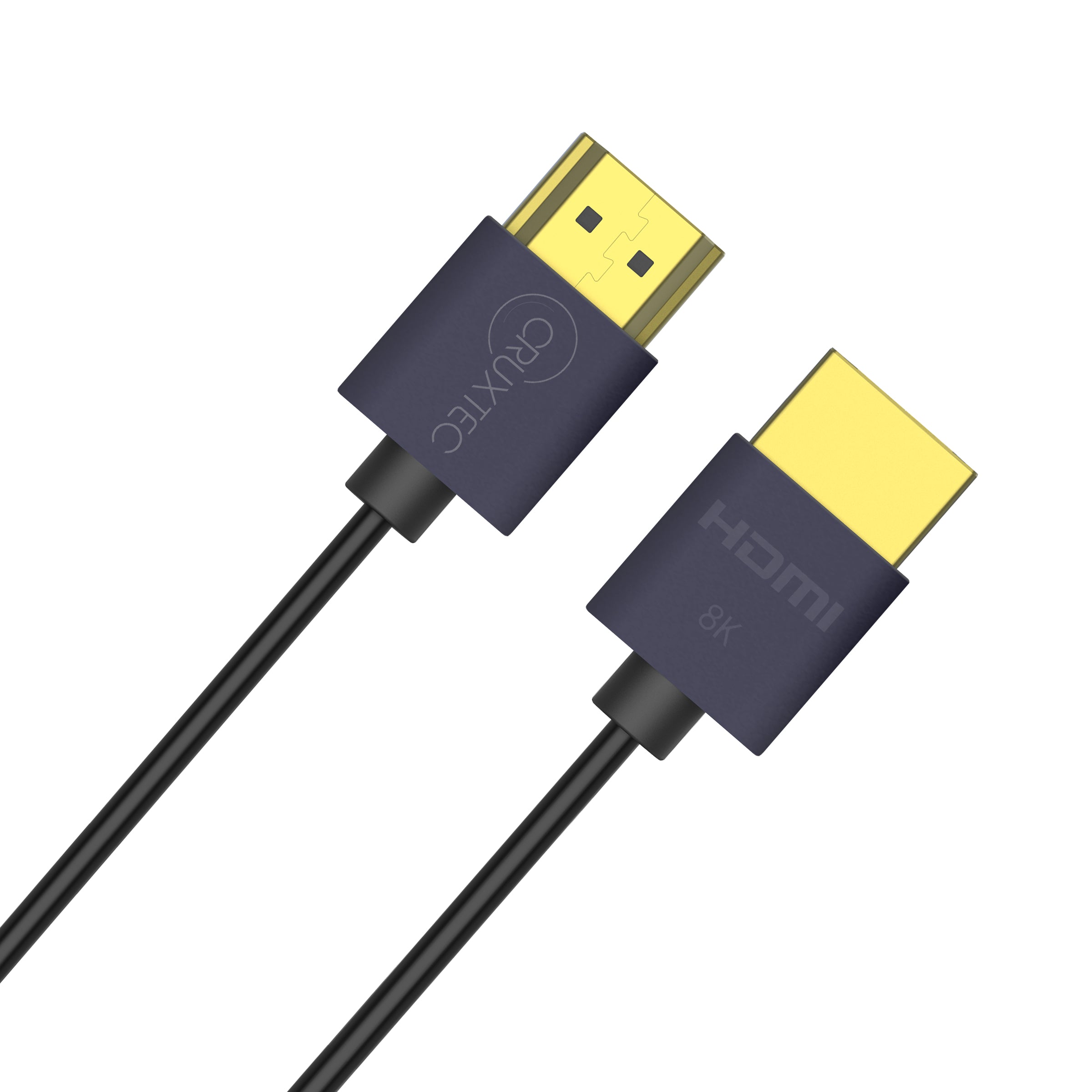 Cruxtec Ultra-Thin HDMI Cable 8K@60Hz / 4K@120Hz (Black 50cm) image