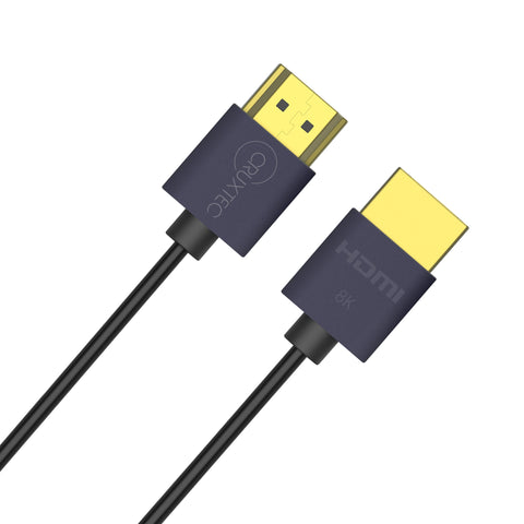 Cruxtec Ultra-Thin HDMI Cable 8K@60Hz / 4K@120Hz (Black 50cm) image