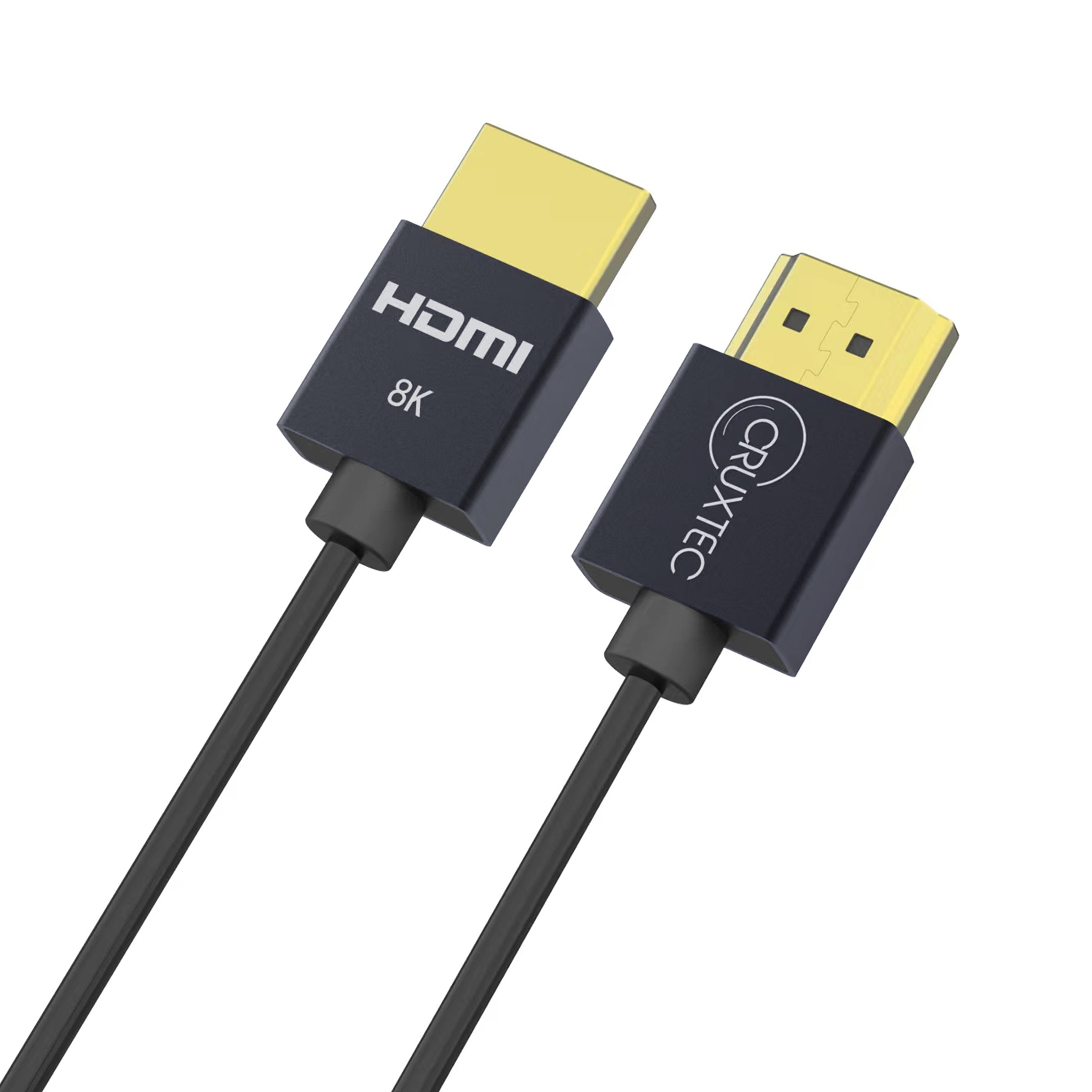Cruxtec Ultra-Thin HDMI Cable 8K@60Hz / 4K@120Hz (Black 1.5m) image
