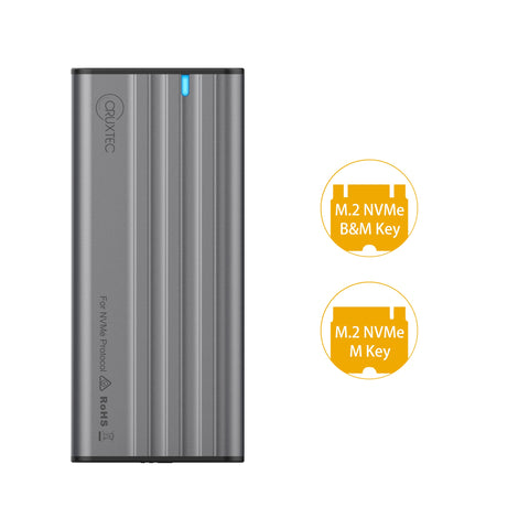 Cruxtec NVMe M.2 SSD Enclosure 10Gbps image