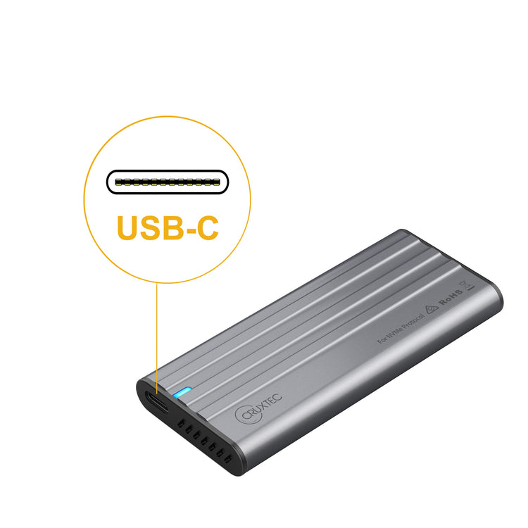 Cruxtec NVMe M.2 SSD Enclosure 10Gbps image