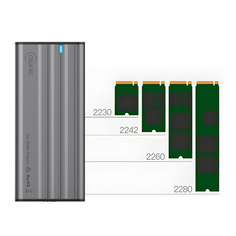 Cruxtec NVMe M.2 SSD Enclosure 10Gbps image