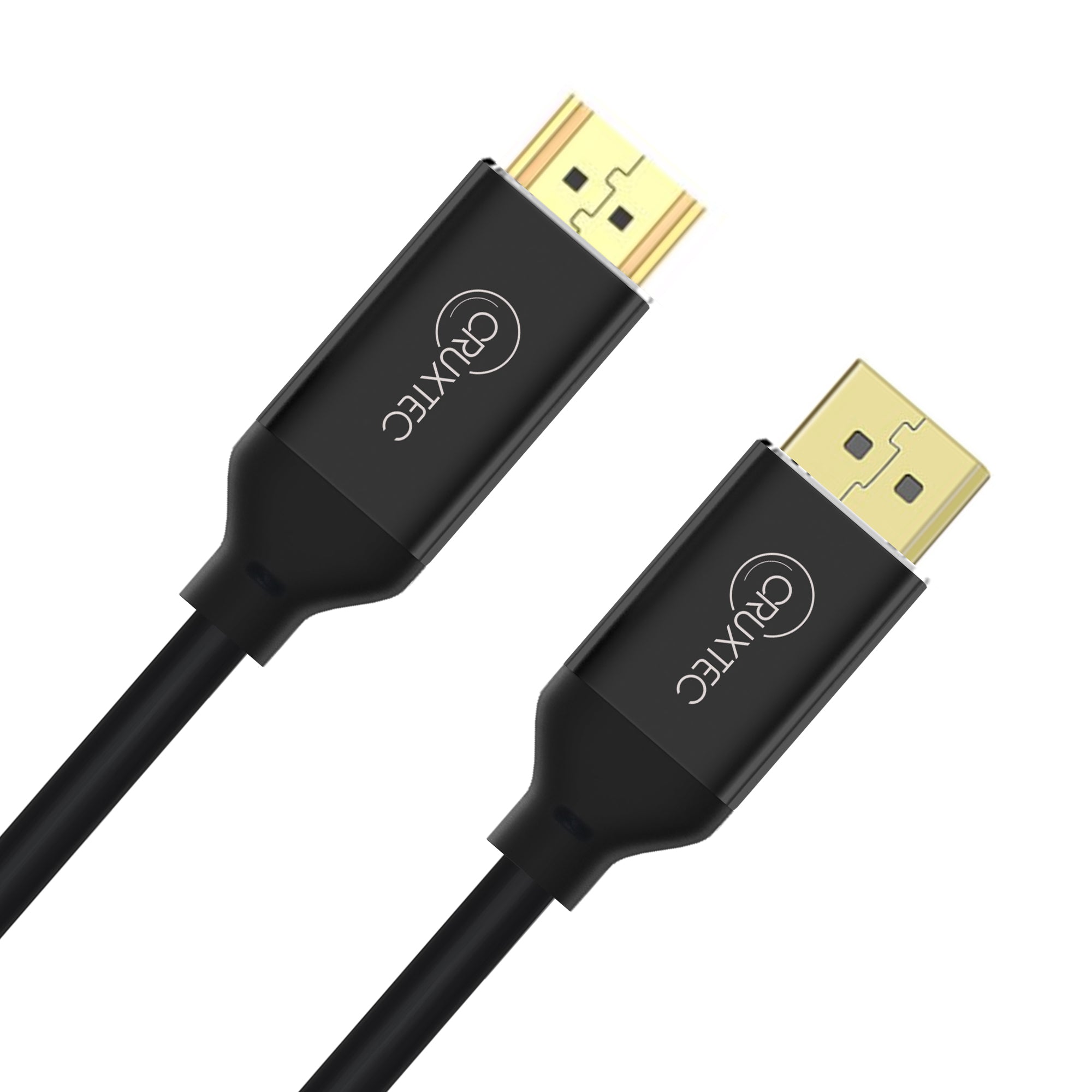 Cruxtec DisplayPort to HDMI Cable 8K@60Hz / 4K@120Hz (Black 2m) image