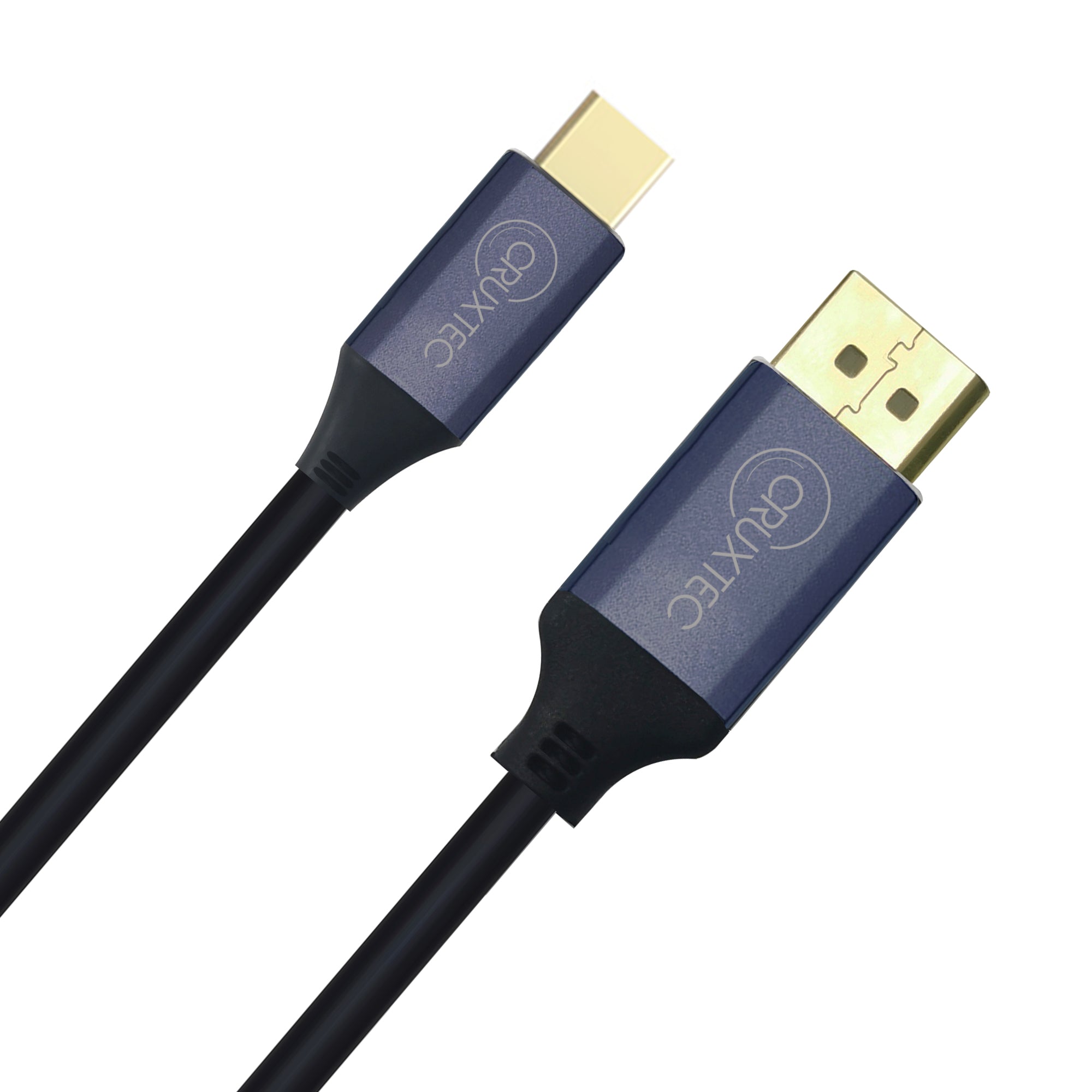 Cruxtec Mini DisplayPort Male to DisplayPort Male Reversible Cable - 4K@60Hz (Black 2m) image