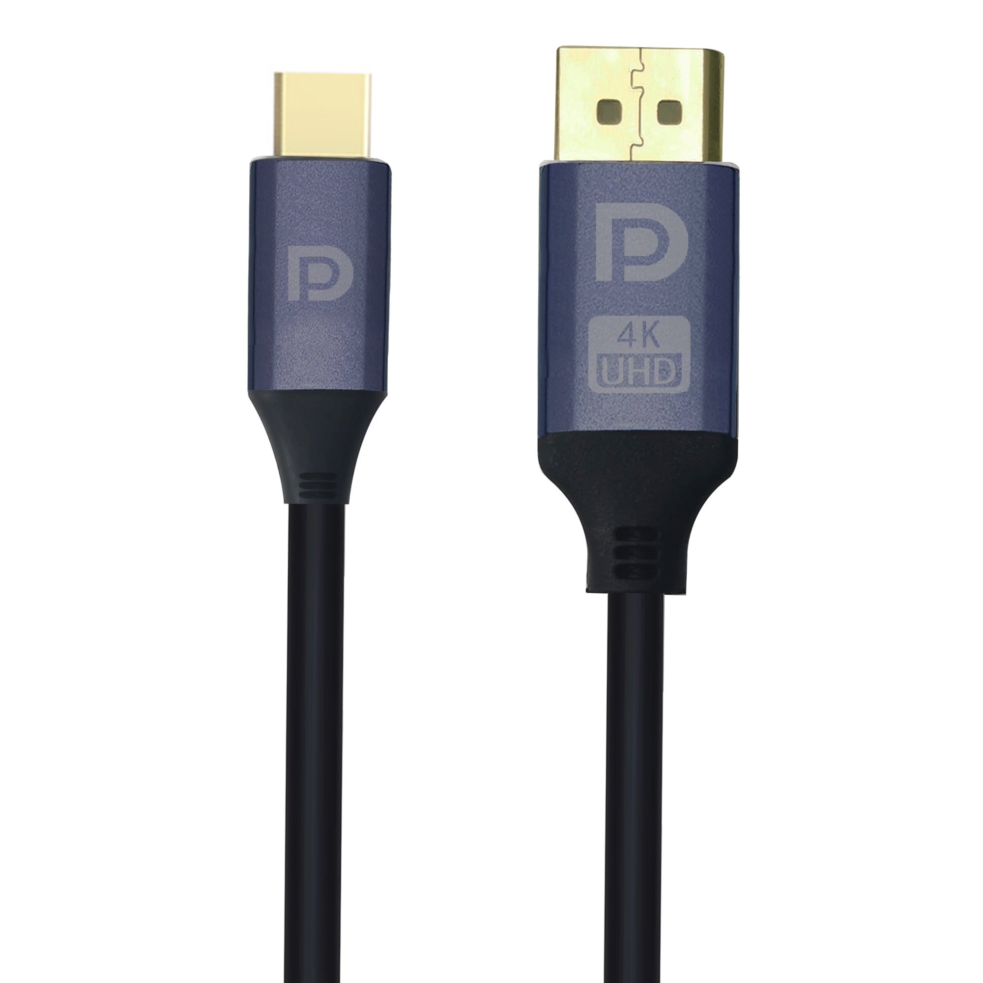 Cruxtec Mini DisplayPort Male to DisplayPort Male Reversible Cable - 4K@60Hz (Black 2m) image