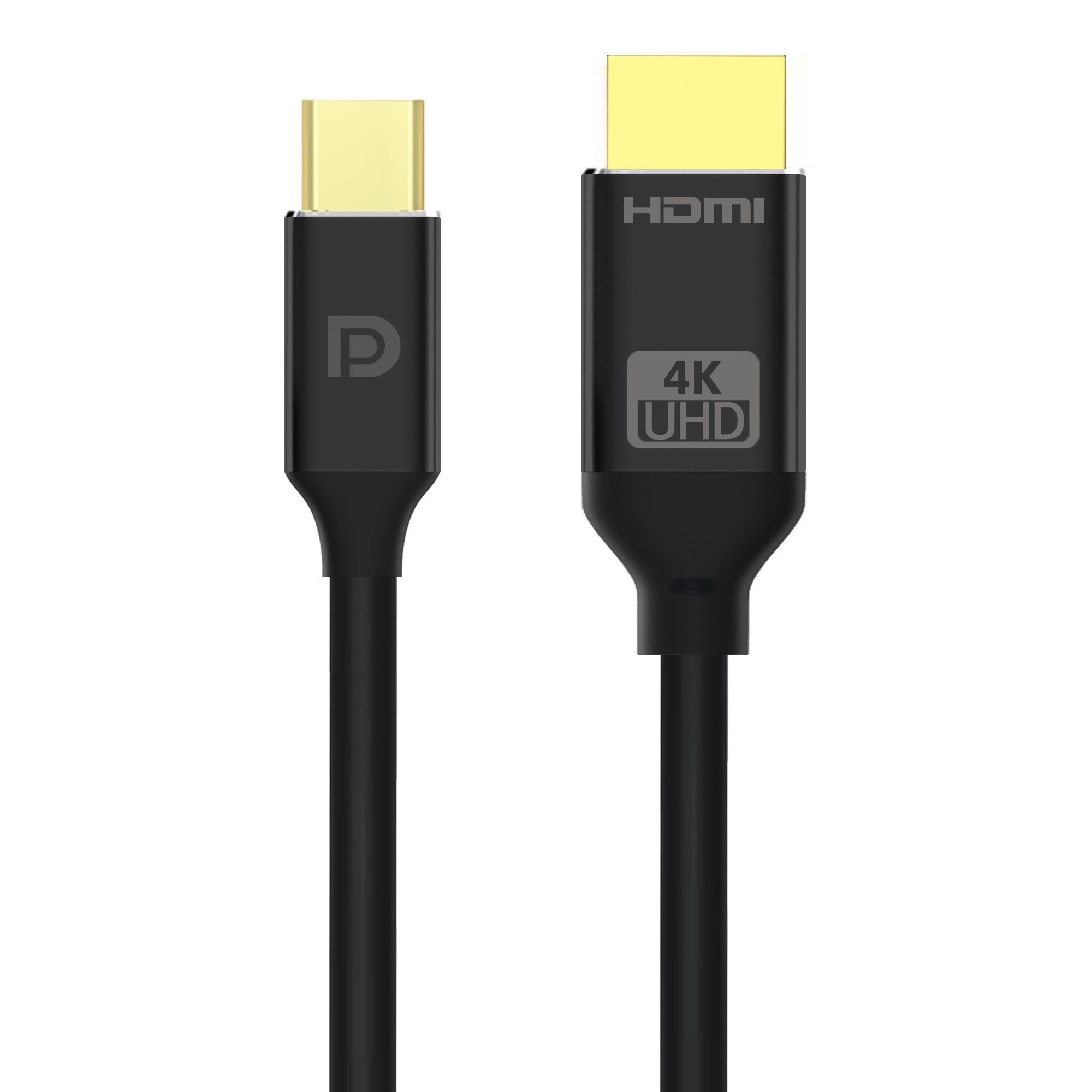 Cruxtec Mini DisplayPort Male to HDMI Male Cable - 4K@30Hz (Black 2m) image