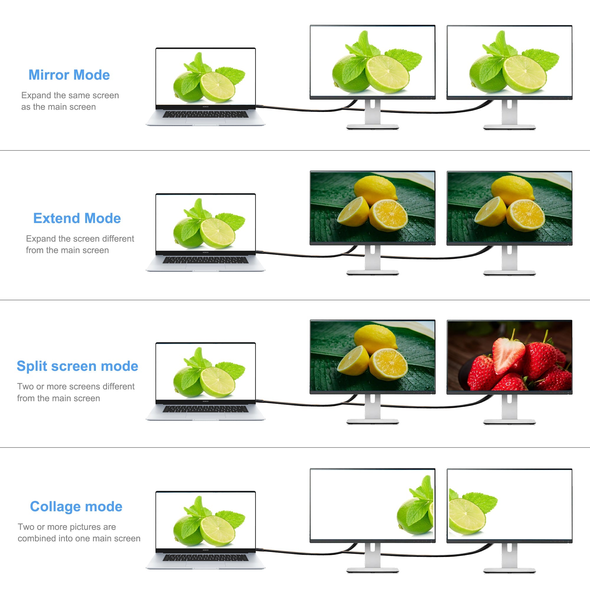 Cruxtec USB-C to HDMI Cable 4K@30Hz (Space Grey 15cm) image