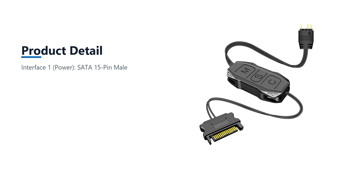 Cruxtec 5V ARGB MINI Controller product detail detail image with verified product information