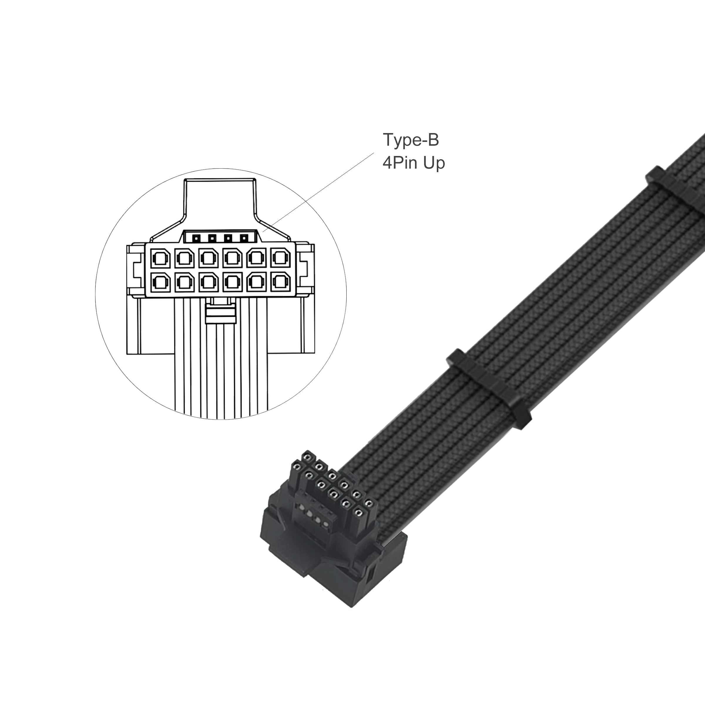 Cruxtec 600W PCIe 5.0 GPU Power Extension Cable Type A image