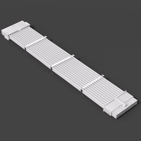 Cruxtec A-TX 24Pin Male to 24Pin Female Cable (White 30cm) image