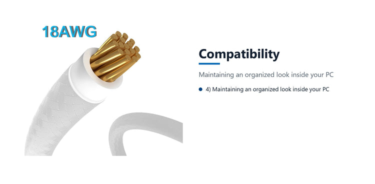 Cruxtec CPU 8Pin Female to 4+4Pin Male cable 30cm Black compatibility detail image with verified product information