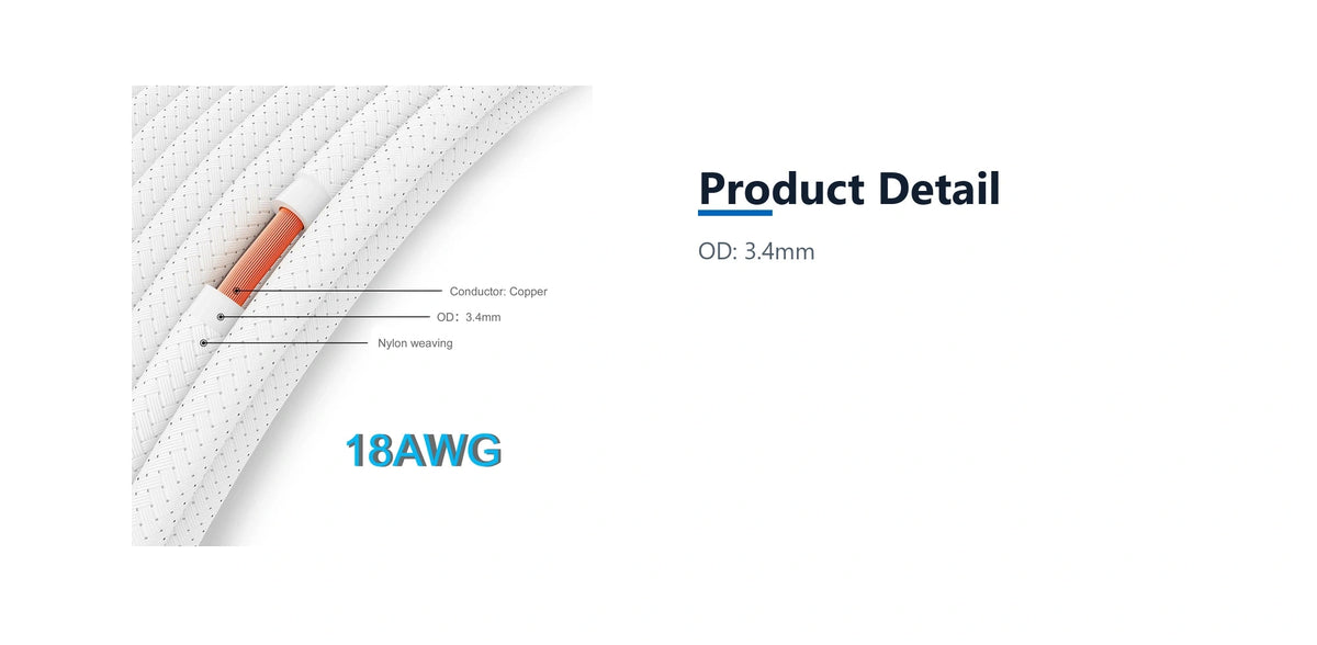 Cruxtec PCIe 8Pin Female to 6+2Pin Male Cable (White 35cm) product detail detail image with verified product information