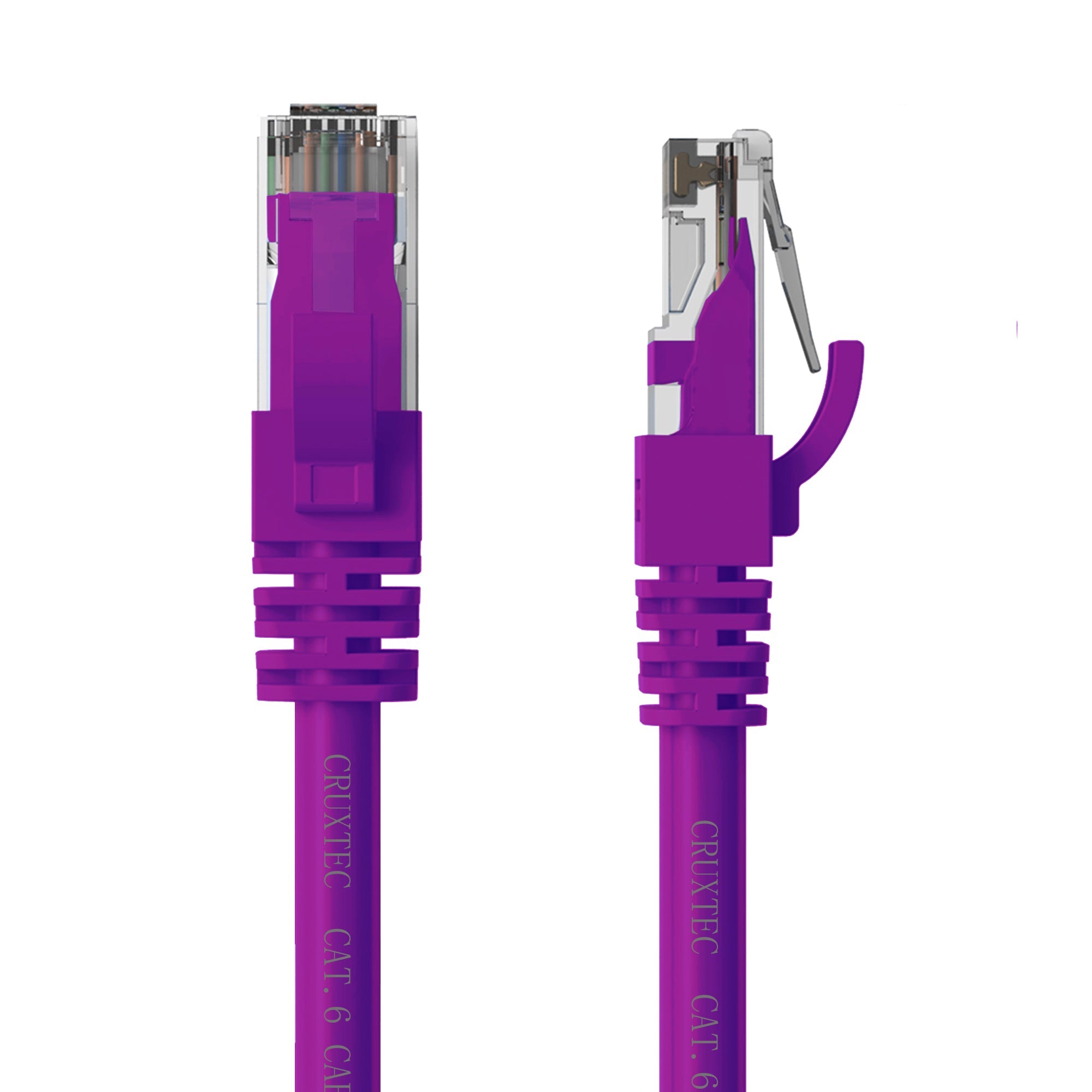 Cruxtec CAT6 UTP 10GbE Ethernet Cable (Purple 30cm) image