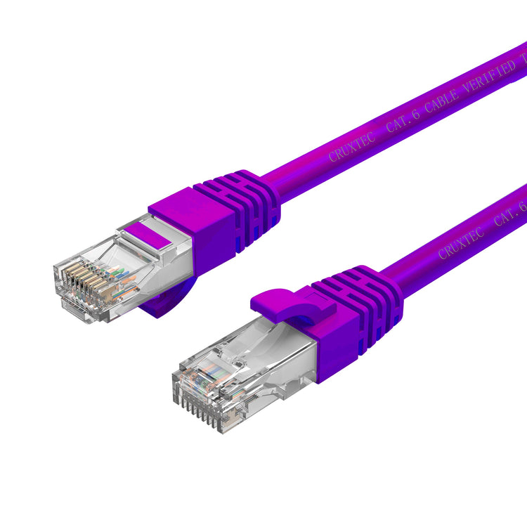 Cruxtec CAT6 UTP 10GbE Ethernet Cable (Purple 3m) image