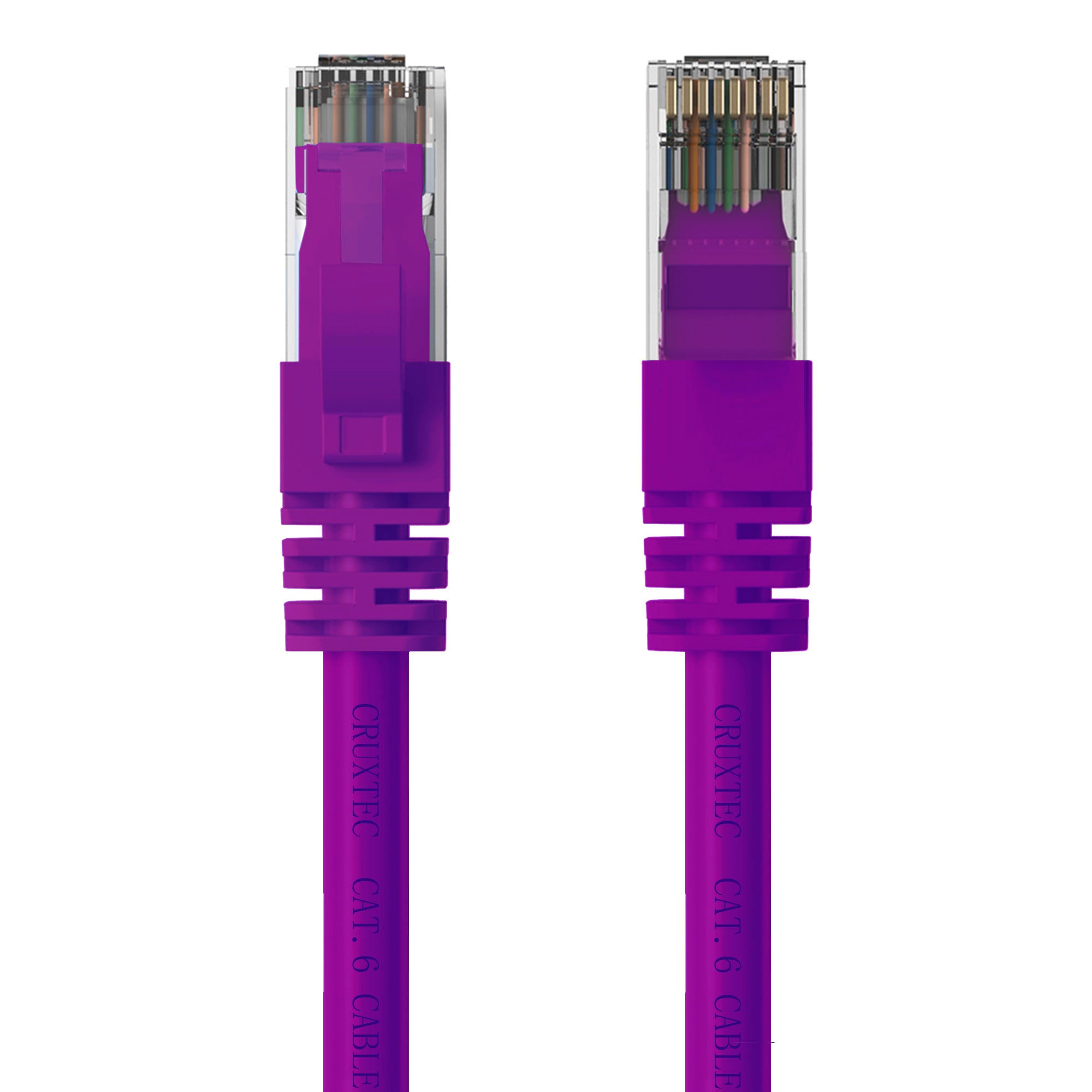 Cruxtec CAT6 UTP 10GbE Ethernet Cable (Purple 10m) image