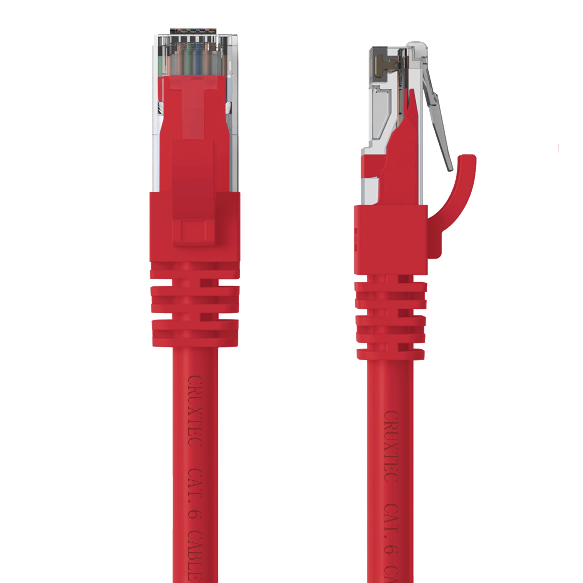 Cruxtec CAT6 UTP 10GbE Ethernet Cable (Red 50cm) image