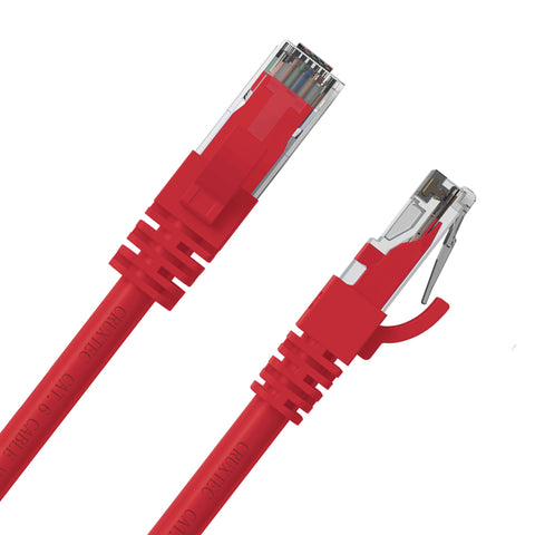 Cruxtec CAT6 UTP 10GbE Ethernet Cable (Red 3m) image