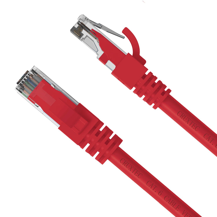 Cruxtec CAT6 UTP 10GbE Ethernet Cable (Red 50cm) image