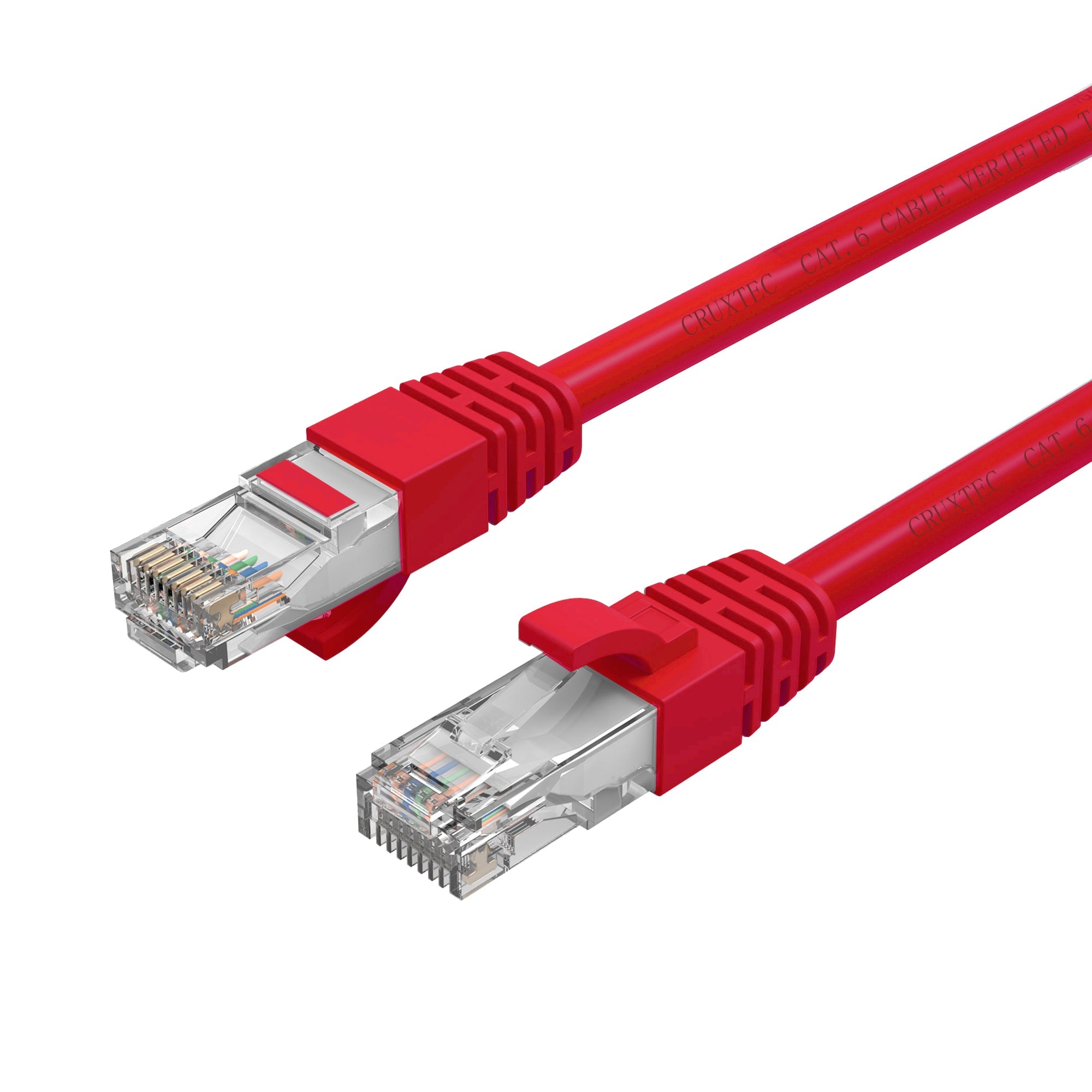 Cruxtec CAT6 UTP 10GbE Ethernet Cable (Red 10m) image